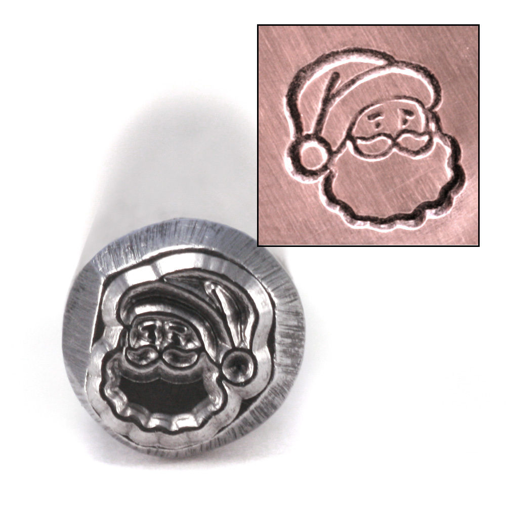 Metal Stamping Tools Santa Head Design Stamp